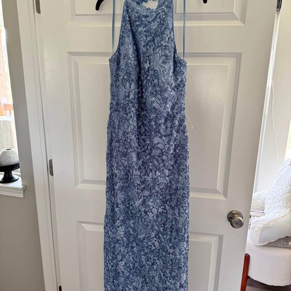 Jessica Howard Floral Blue Maxi Dress